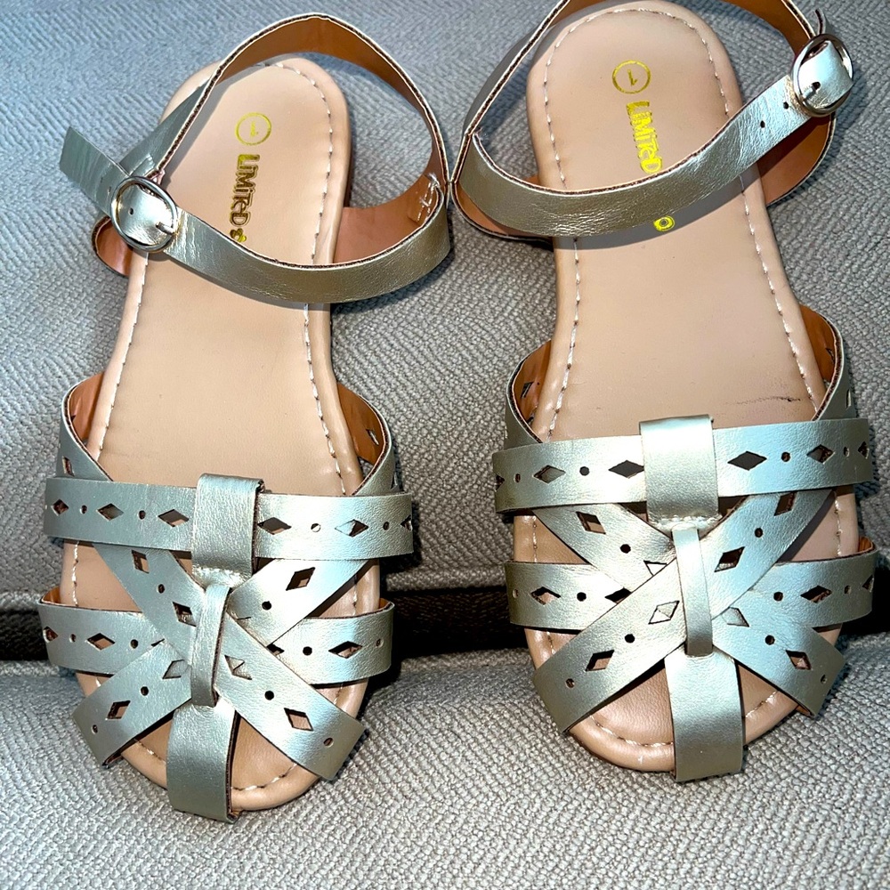 Like new Limited, too! Gold Sandals